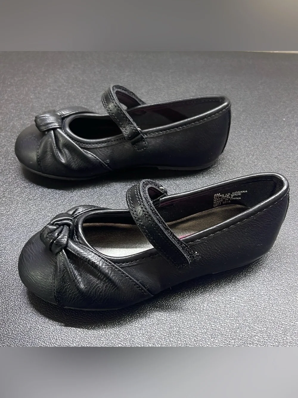 Rachel Shoes Flat black Stride Rite casual-dress shoes toddler size 8